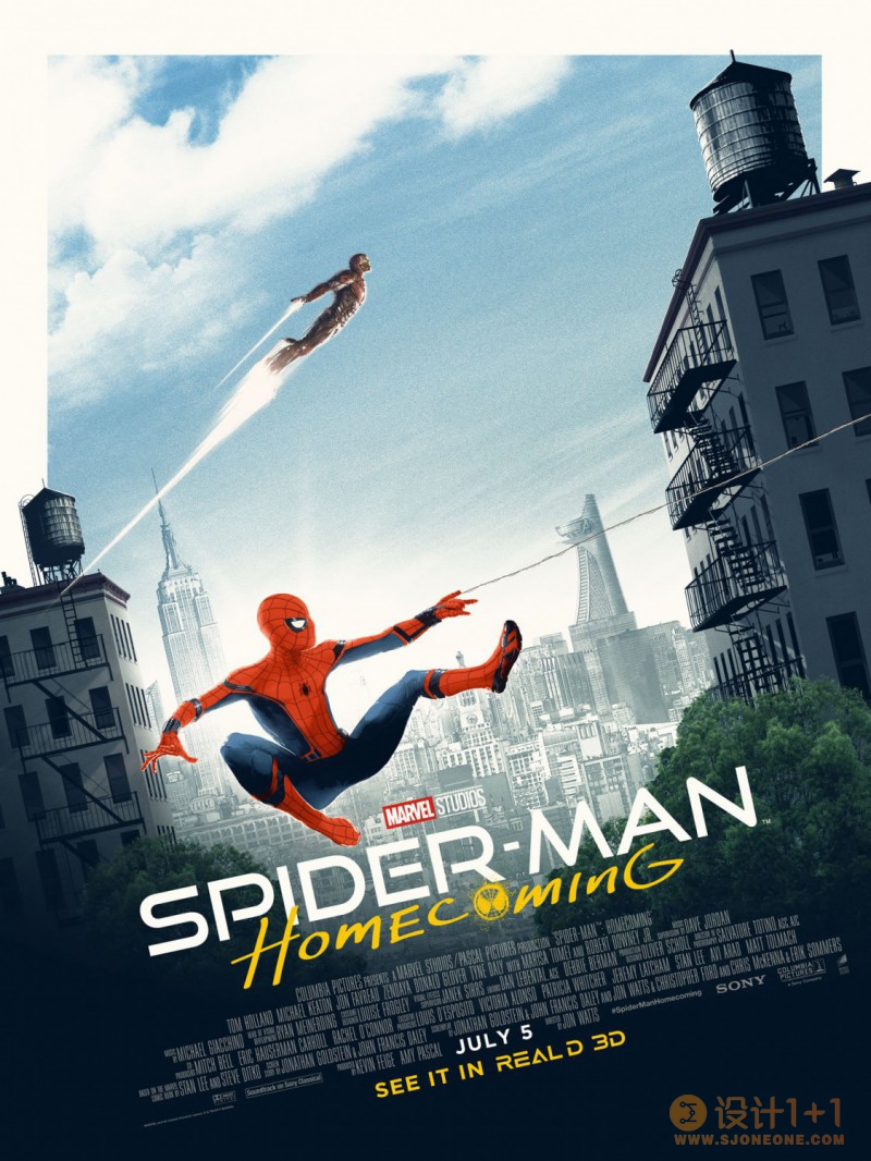 电影海报欣赏：蜘蛛侠:英雄归来
