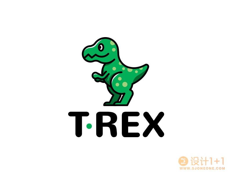 标志设计元素应用实例：恐龙(二)