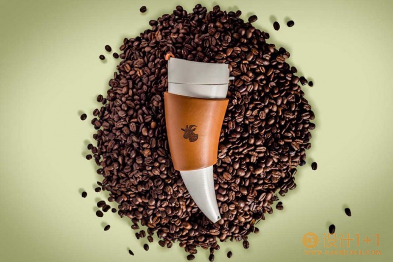 desnahemisfera:创意羊角咖啡杯