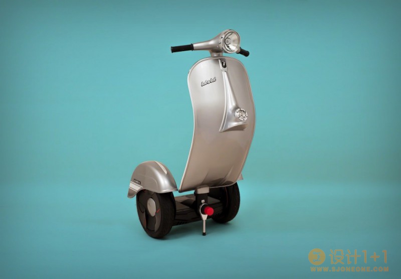 踏板摩托车与电动平衡车的混合产品Z-scooter