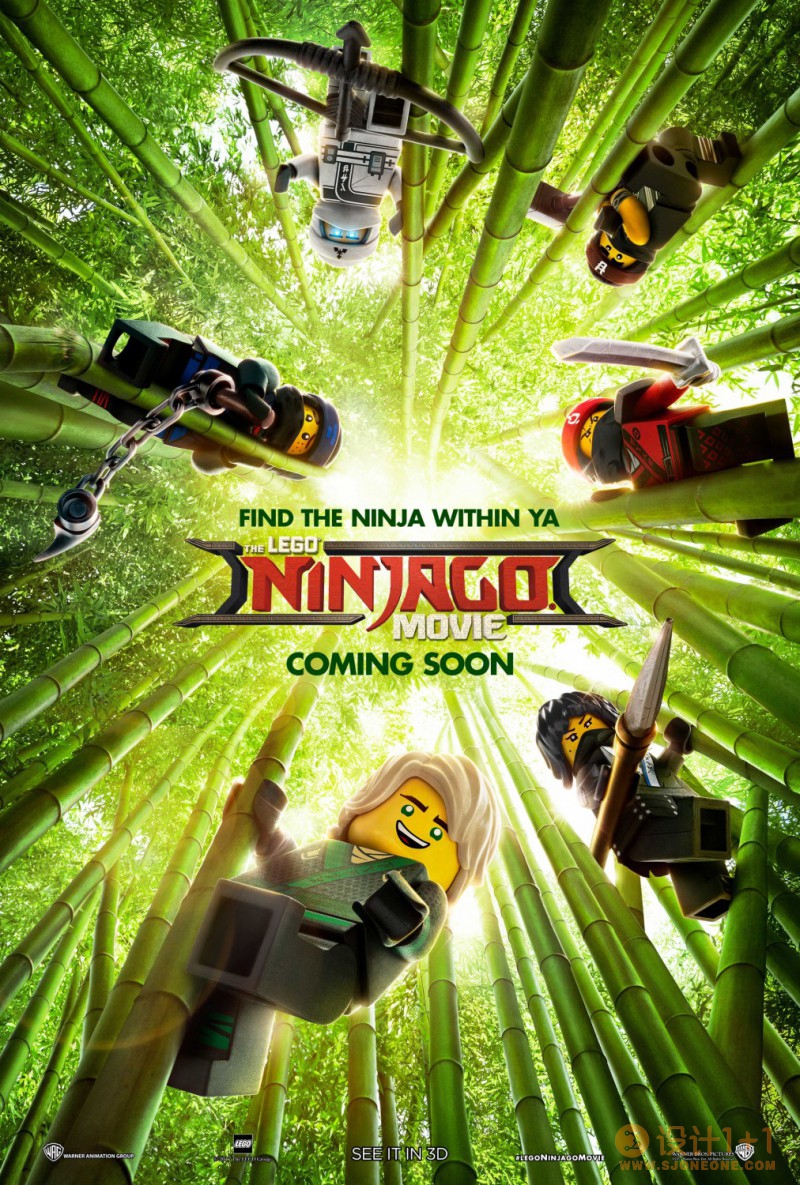 电影海报欣赏：乐高幻影忍者大电影(The LEGO NINJAGO Movie)