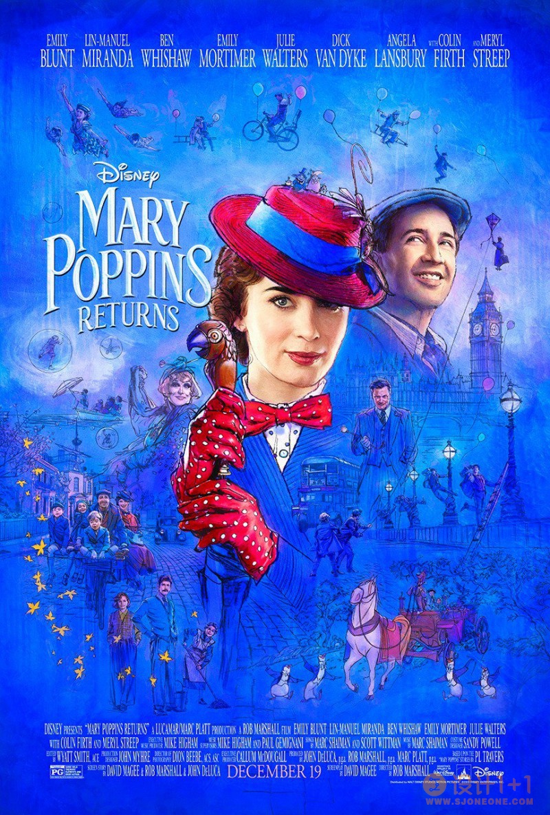 电影海报欣赏：新欢乐满人间(Mary Poppins Returns)