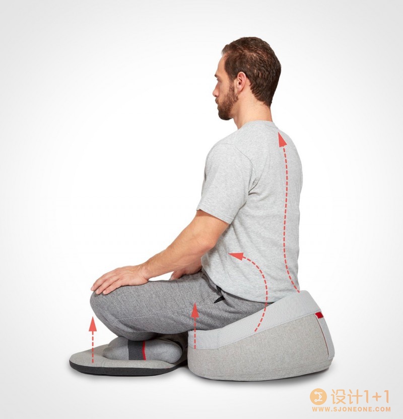 符合人体工程学的坐垫 靜坐不再腰酸背痛了